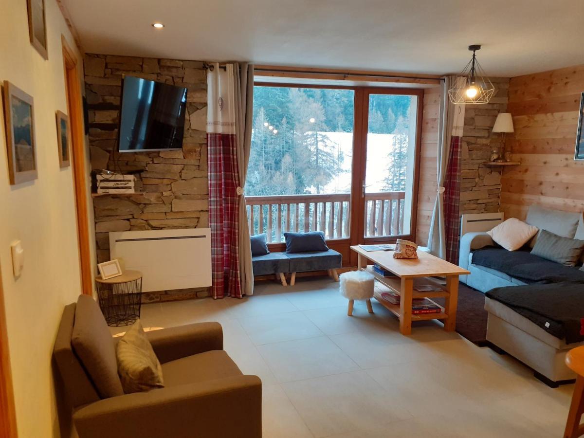 Appartement Chaleureux Avec Wifi De 10 Personnes A Val-Cenis 란슬부르 몽 세니 외부 사진